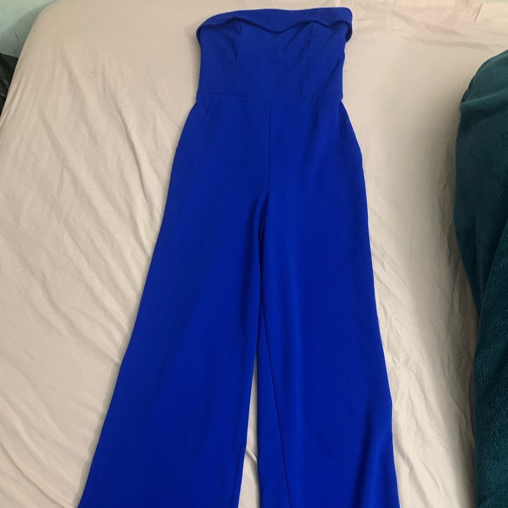 Royal Blue Wide leg jumpsuit